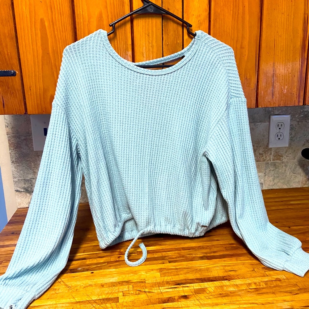 Hollister light blue sweater